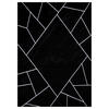 WEBTEPPICH 80/150 cm 39214 Schwarz  - Schwarz, Design, Textil (80/150cm) - Novel