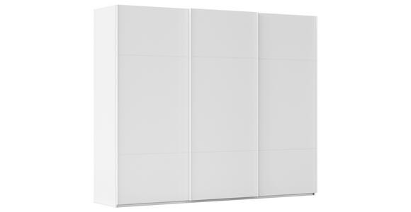 SCHWEBETÜRENSCHRANK  in Weiß  - Weiß, KONVENTIONELL, Holzwerkstoff/Metall (301/223/68cm) - Novel