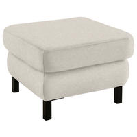 HOCKER in Textil Beige  - Beige/Schwarz, Konventionell, Textil/Metall (69/47/69cm) - Pure Home Comfort