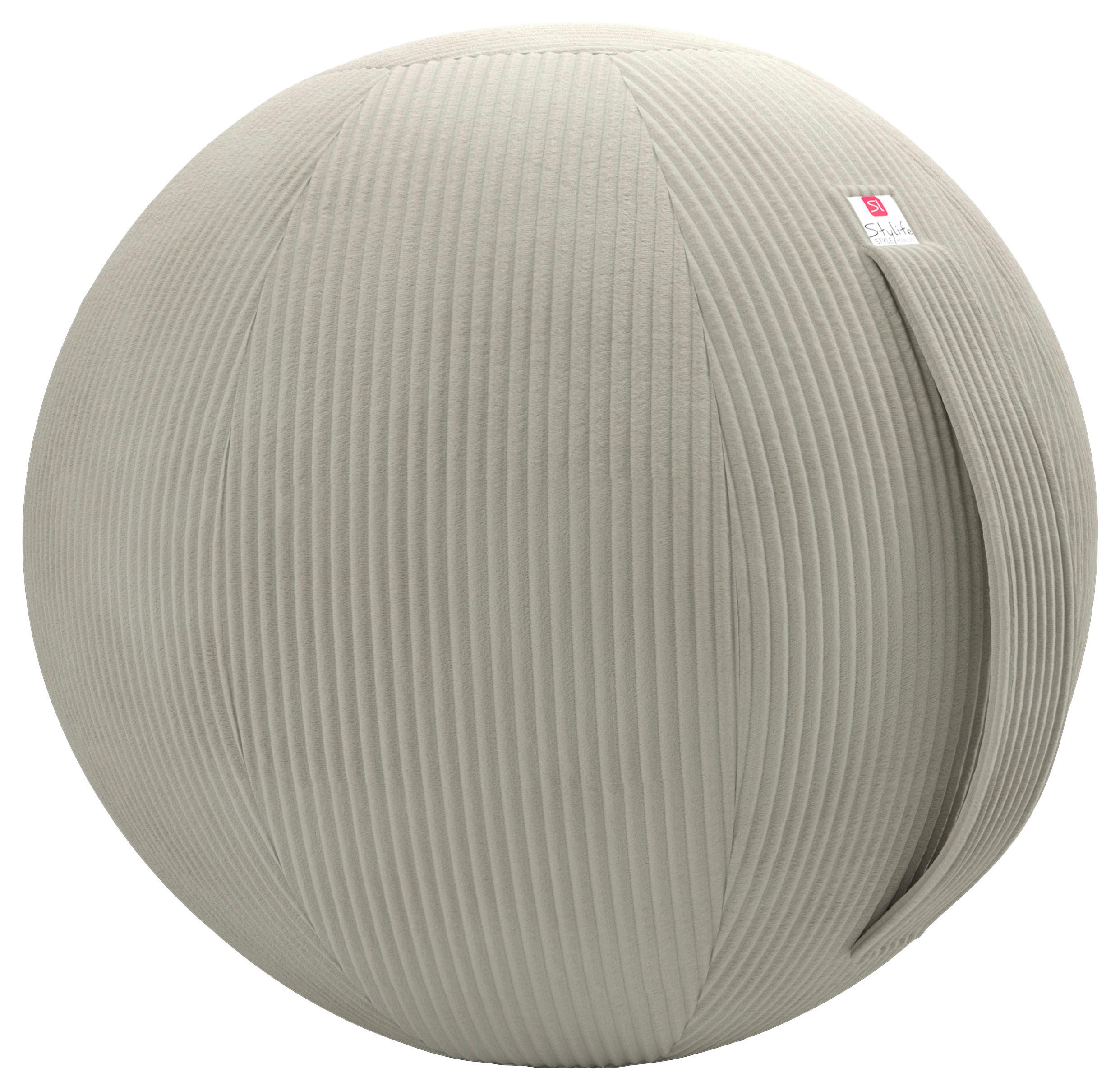 SITZBALL - Beige, Design, Textil (65cm) - Stylife