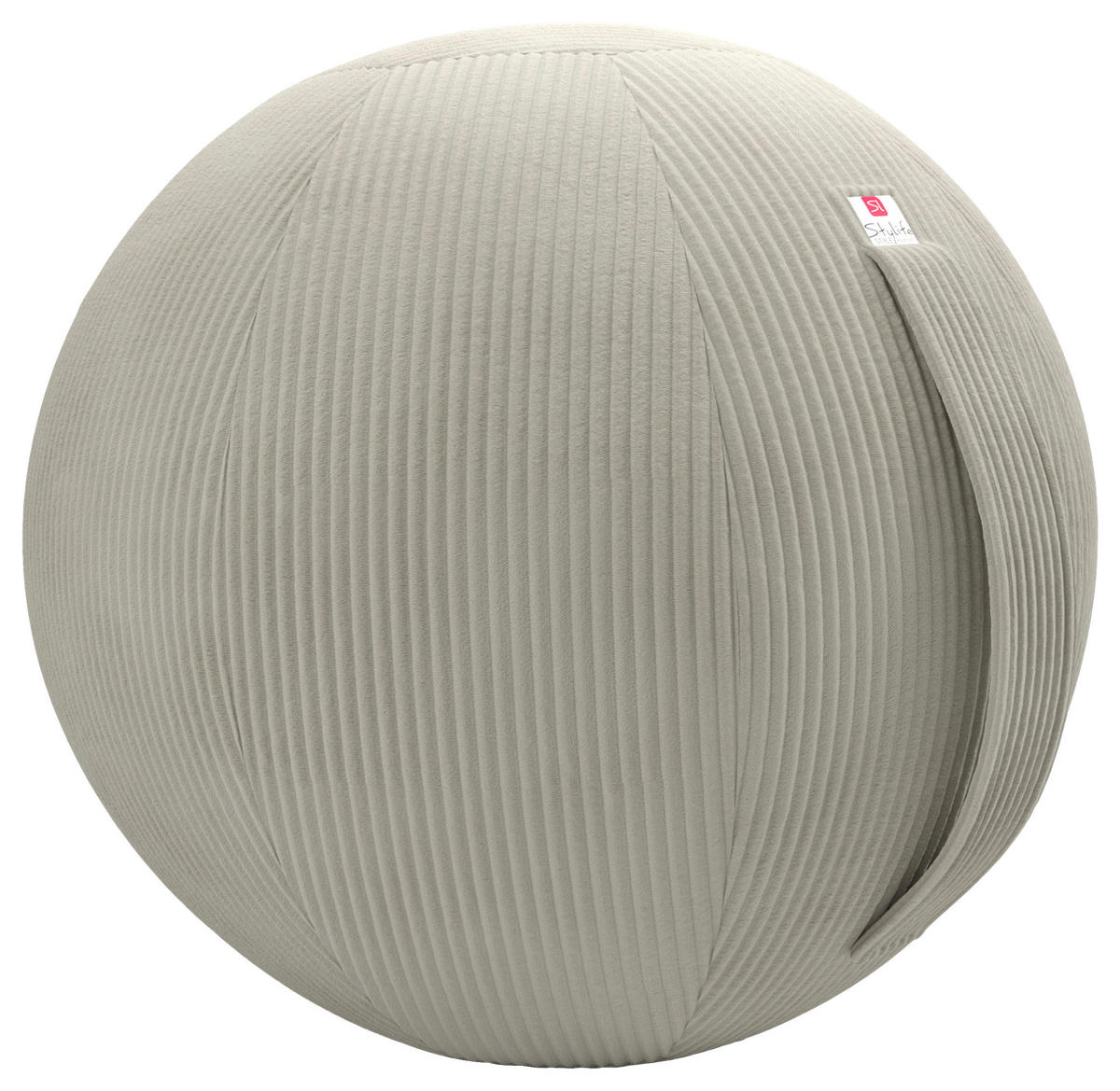 SITZBALL - Beige, Design, Textil (65cm) - Stylife