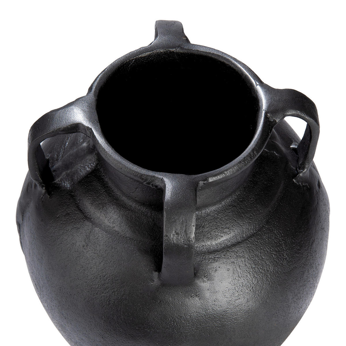 DEKOVASE  - Grau, Basics, Metall (20/25cm)