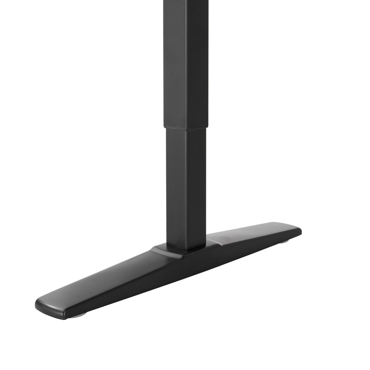 GAMING-TISCH Schwarz  - Schwarz, Modern, Holzwerkstoff/Kunststoff (120/75/120/60cm) - MID.YOU