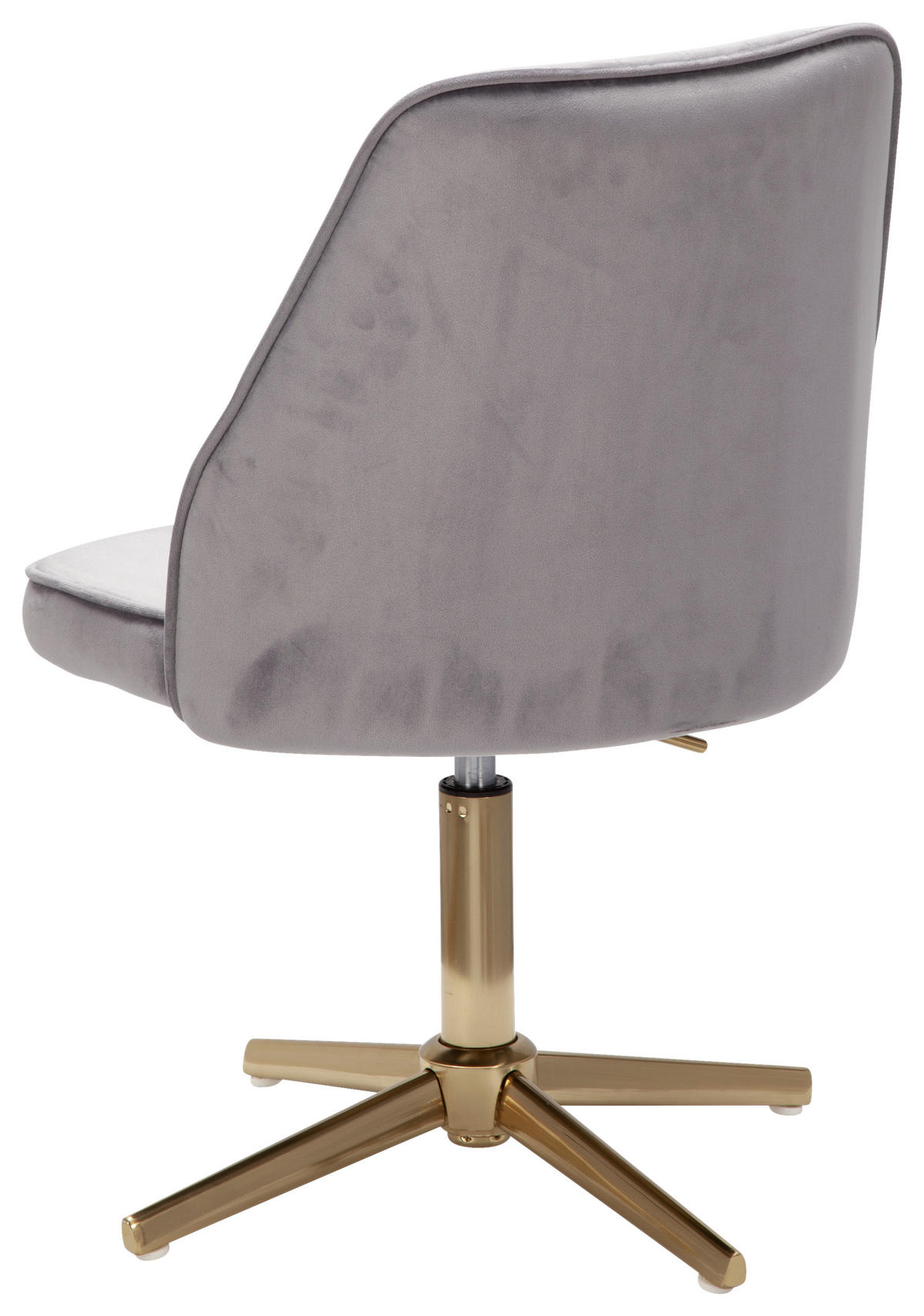 STUHL  in Samt  - Goldfarben, Konventionell (60/100/60cm) - MID.YOU