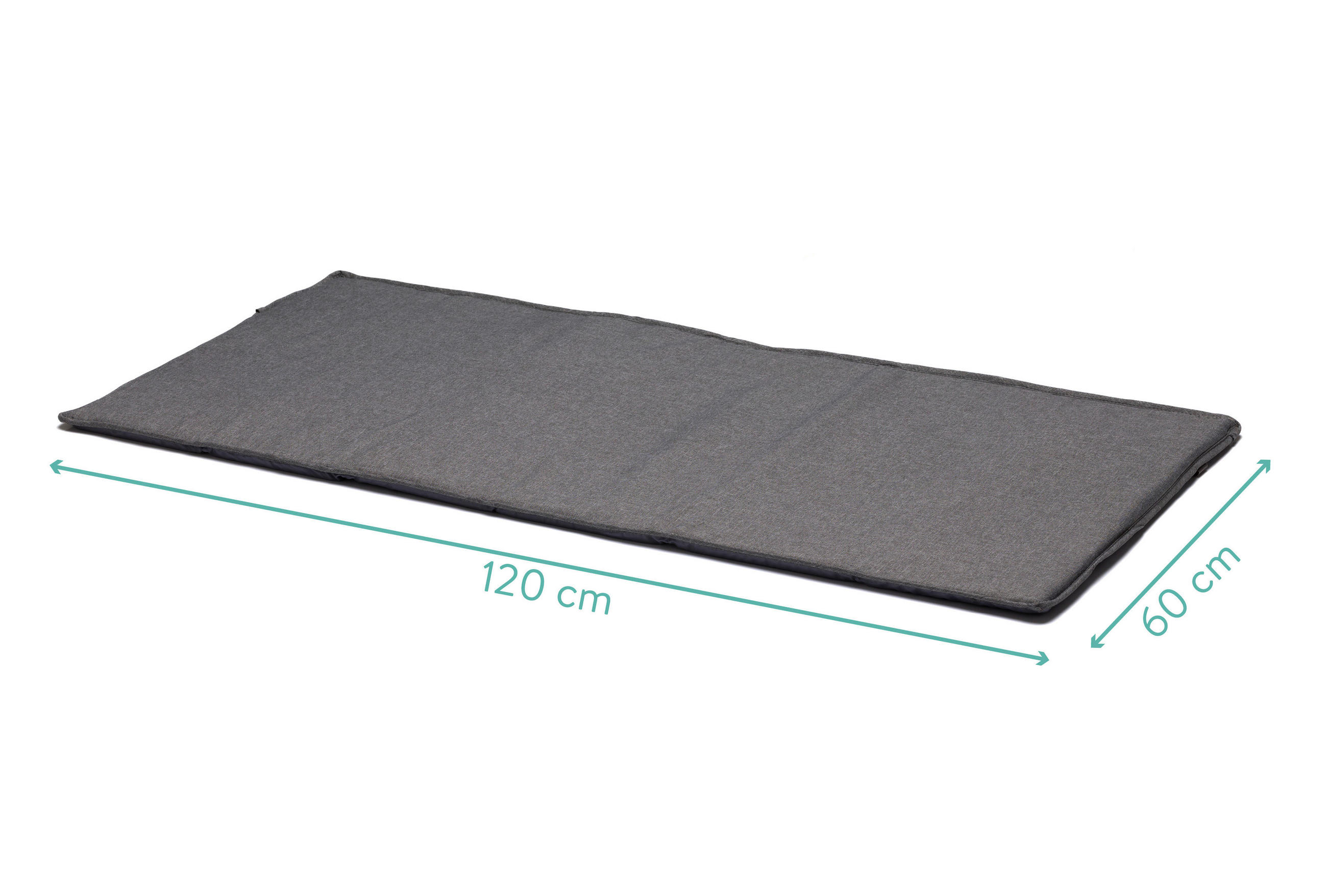 PRIJENOSNI KREVETIĆ     125/65 cm  VARIANT  - siva, Basics, metal/tekstil (125/65cm) - Jimmylee