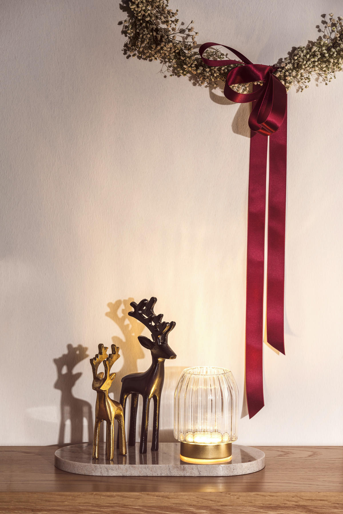 VASE RIPOSO  - Transparent/Goldfarben, Basics, Glas/Kunststoff (9/12,3/9cm) - Leonardo