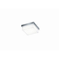 LED-DECKENLEUCHTE Cosi 11/11/5 cm   - Chromfarben, Design, Glas/Metall (11/11/5cm) - Helestra