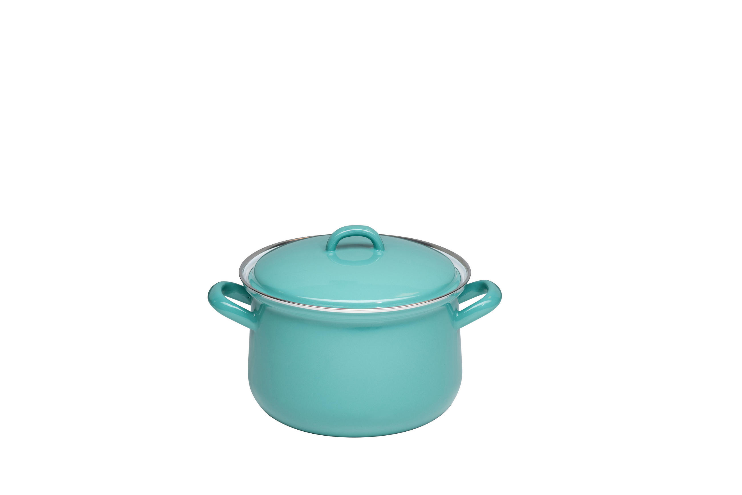 FLEISCHTOPF Nature Green Medium 2,5 l  - Mintgrün, LIFESTYLE, Metall (18cm) - Riess