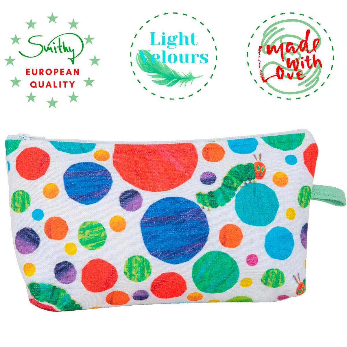 KULTURBEUTEL RAUPE  - Multicolor, Basics, Textil (24/15cm)