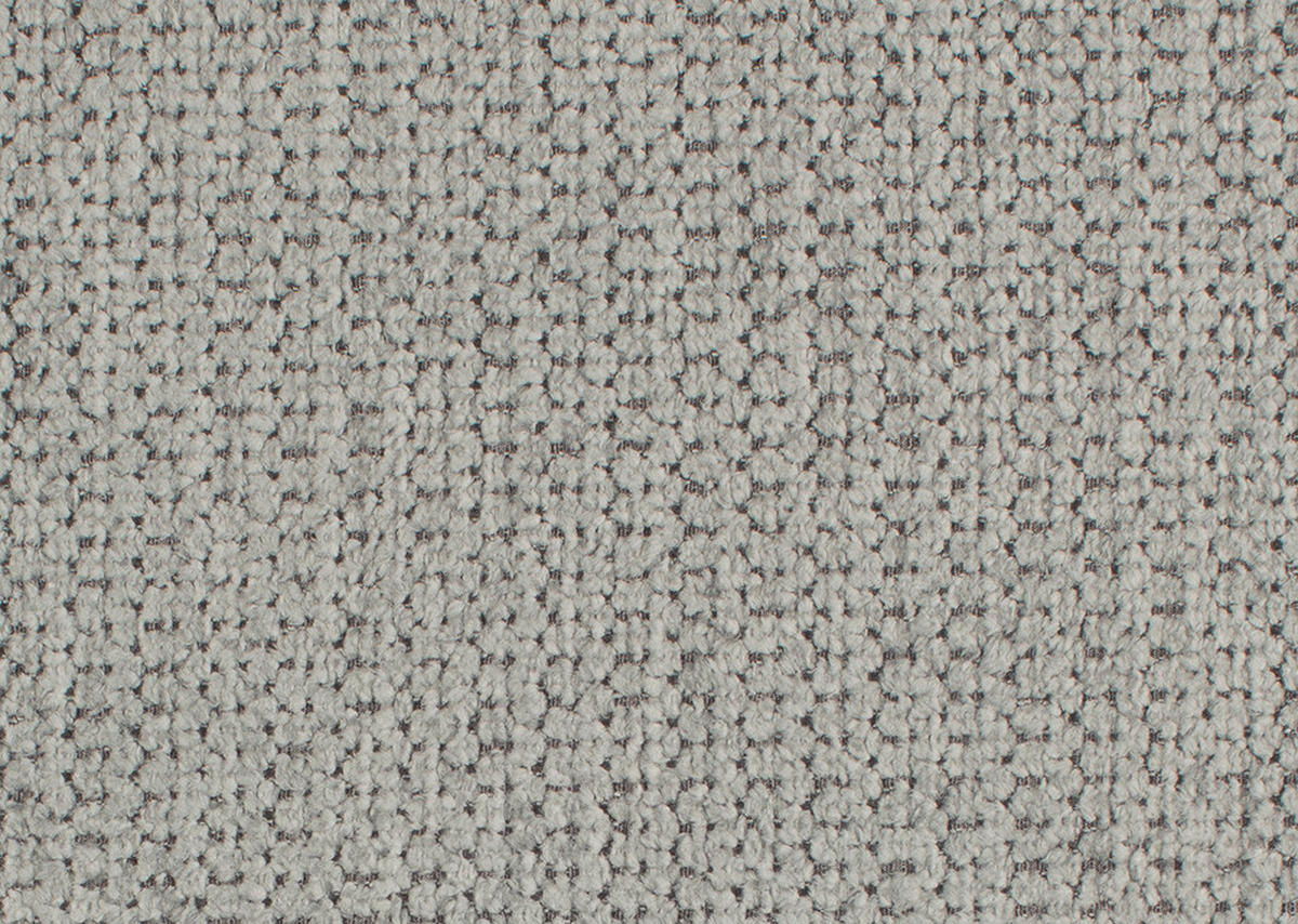 ECKSOFA in Chenille Hellgrau  - Hellgrau/Schwarz, Natur, Textil/Metall (233/288cm) - Valnatura