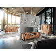 SIDEBOARD in 172,8/90,6/43 cm - Eichefarben/Schwarz, Trend, Holz/Metall (172,8/90,6/43cm) - Landscape