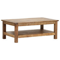 COUCHTISCH Mangoholz massiv 115/70/45 cm rechteckig Naturfarben, Schwarz  - Schwarz/Naturfarben, KONVENTIONELL, Holz/Metall (115/70/45cm) - Landscape