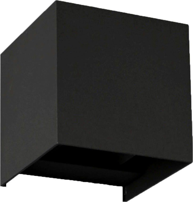AUßENWANDLEUCHTE Qube 11,2/11,2/11,2 cm   - Anthrazit, Design, Metall (11,2/11,2/11,2cm)