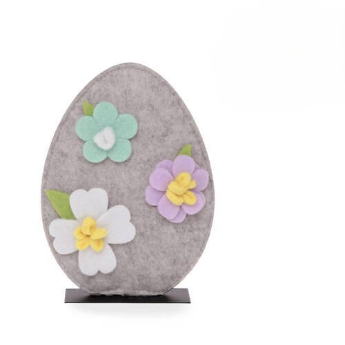 DEKOEI - Flieder/Hellgrau, LIFESTYLE, Textil/Metall (12/4,5/20cm)