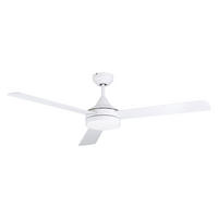 TAKFLÄKT Sesimbra 20 W 132/32,6 cm  - vit, Design, metall/trä (132/32,6cm) - Eglo