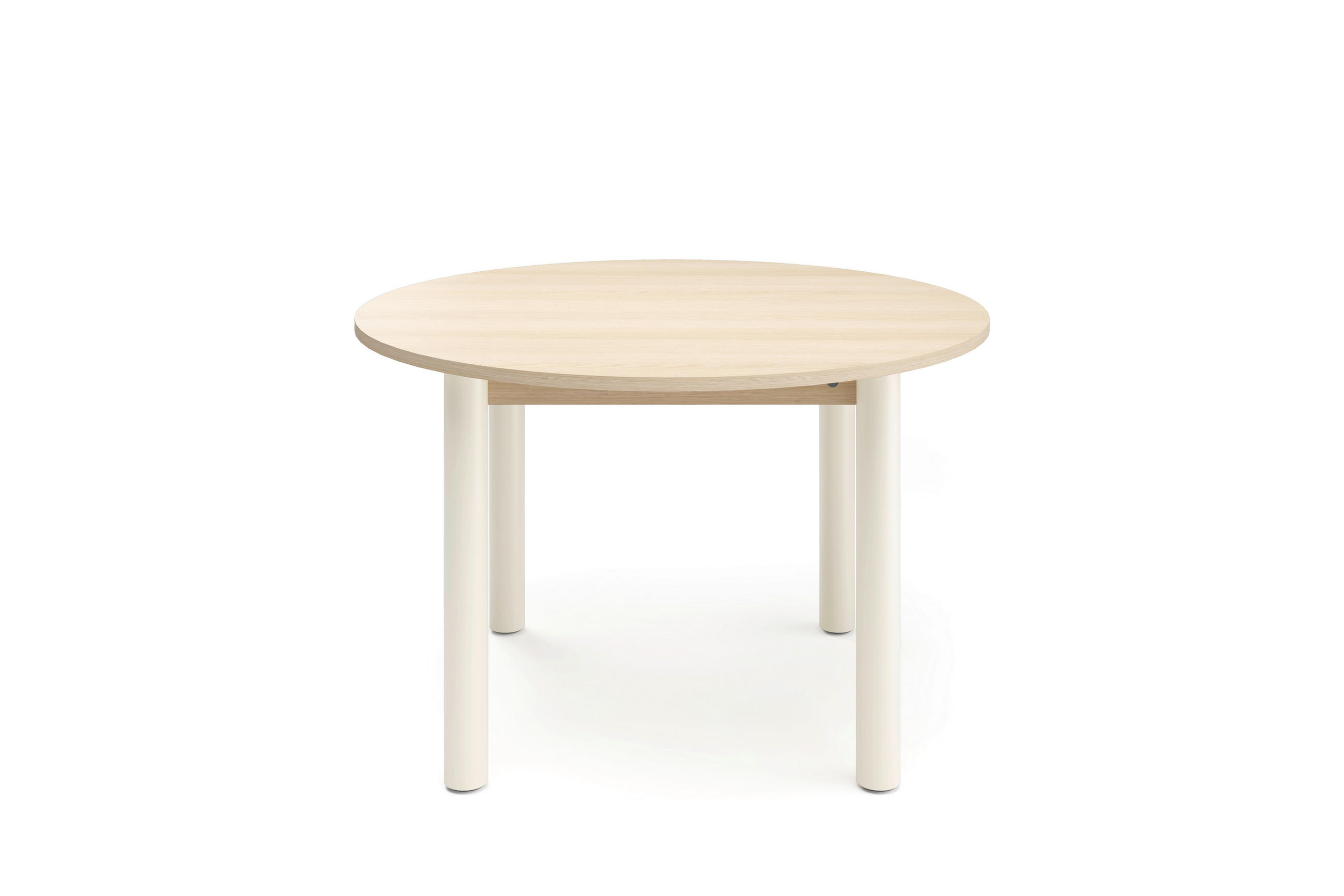 ESSTISCH in Metall, Holzwerkstoff 120/120/76 cm  - Hellbraun/Weiß, Natur, Holzwerkstoff/Metall (120/120/76cm) - Tom Tailor