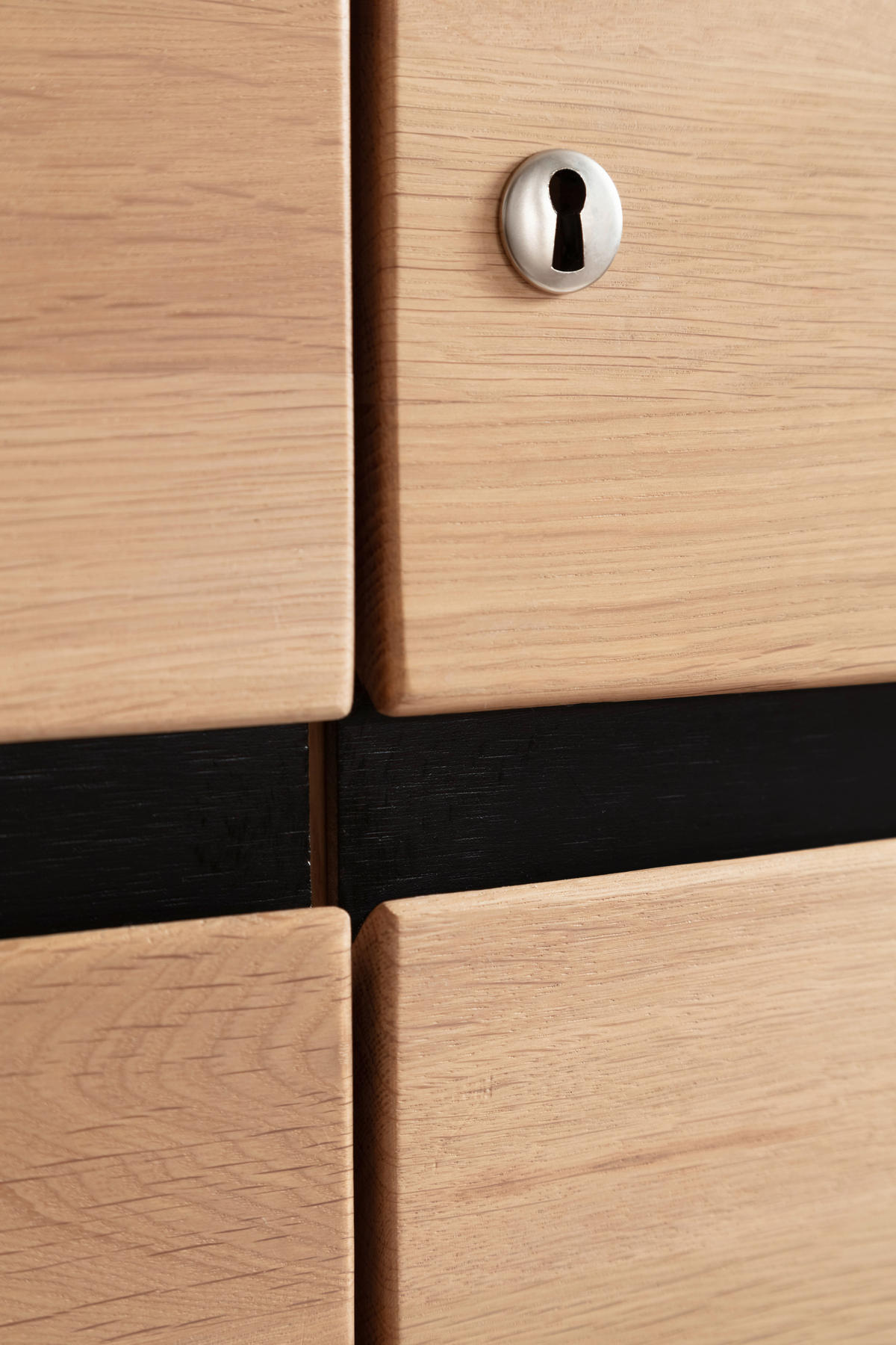 AKTENSCHRANK Asteiche Eiche Bianco  - Eiche Bianco, KONVENTIONELL, Holz/Holzwerkstoff (45/198/40cm) - Linea Natura