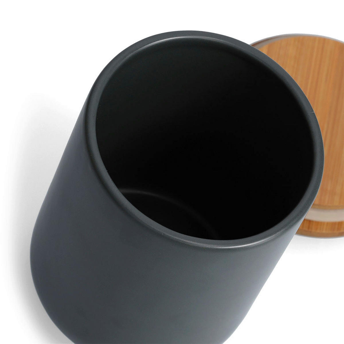 VORRATSDOSENSET  - Schwarz, Basics, Keramik (25,5/25,5/15cm) - Zeller Present