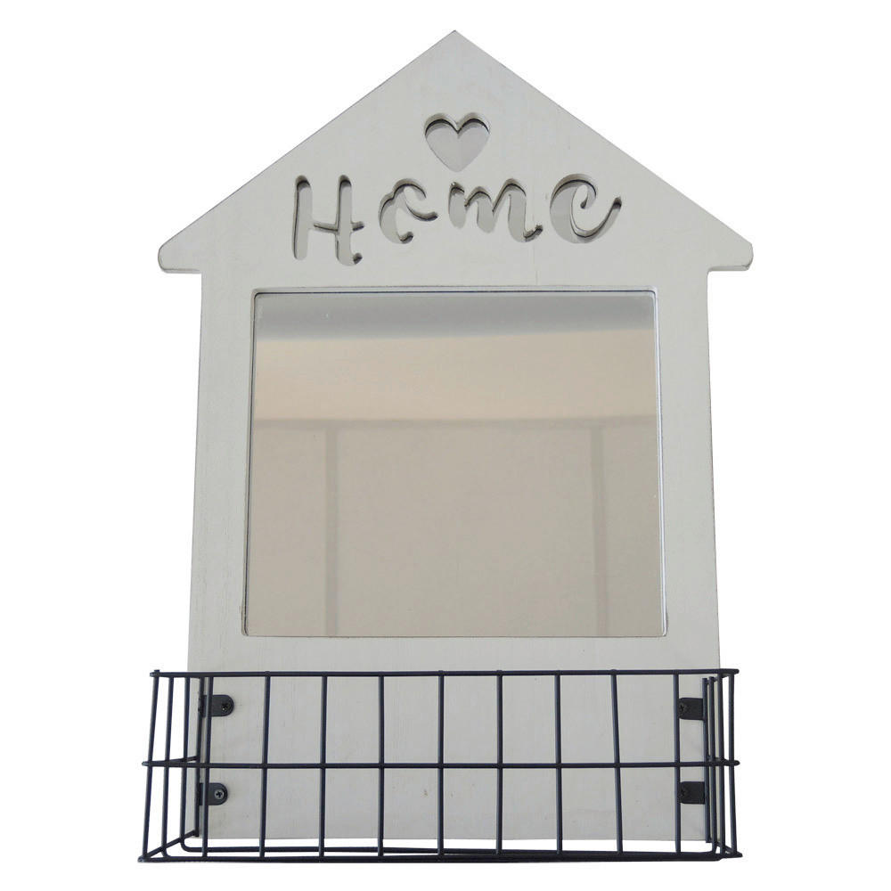 POLIČKA S VĚŠÁKEM NA KLÍČE,  - Basics (29,5/40/9cm)