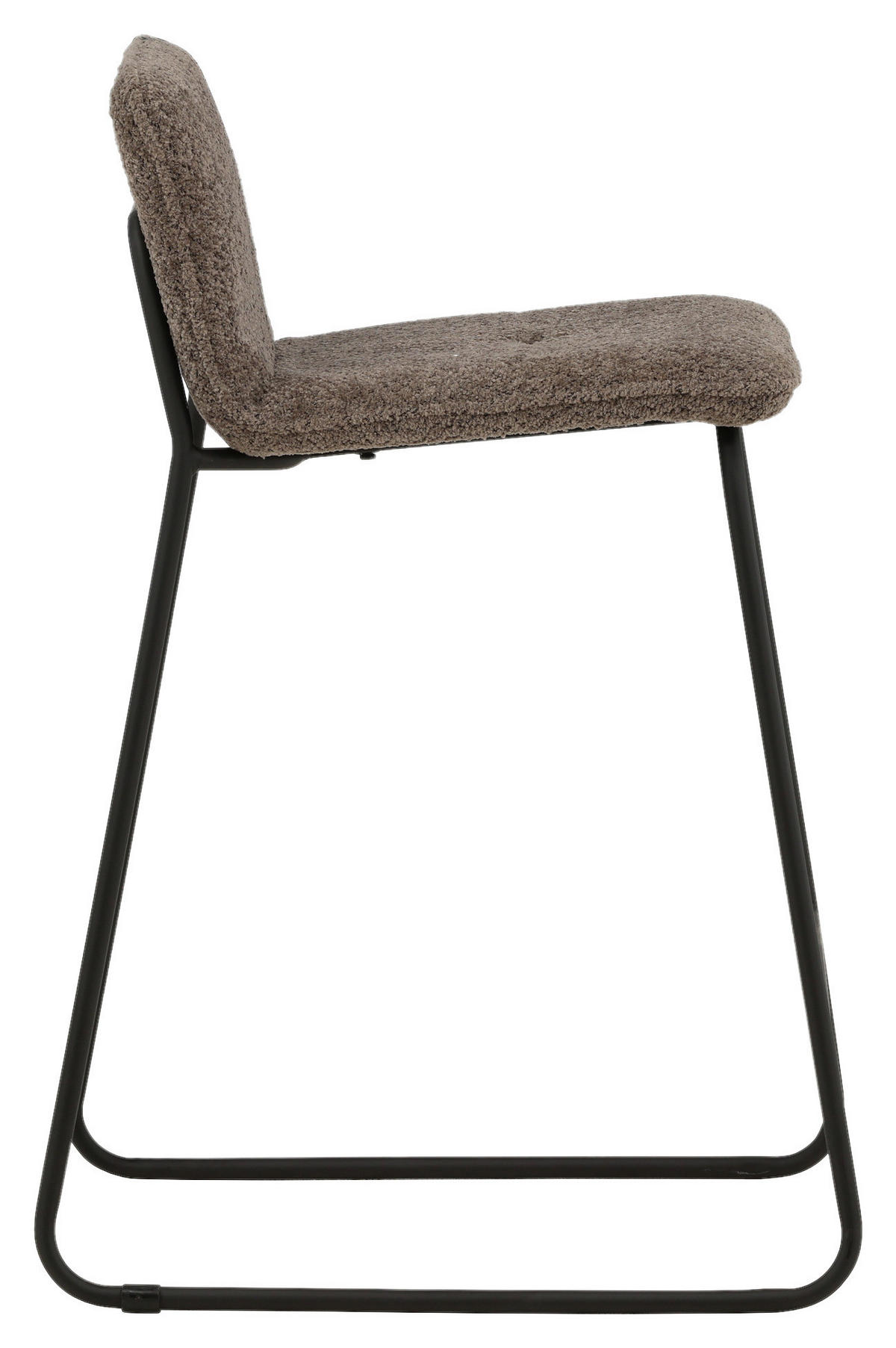 BARHOCKER-SET Schwarz, Dunkelgrau Stahl  - Dunkelgrau/Schwarz, Design, Kunststoff/Textil (41/84/50cm) - Livetastic