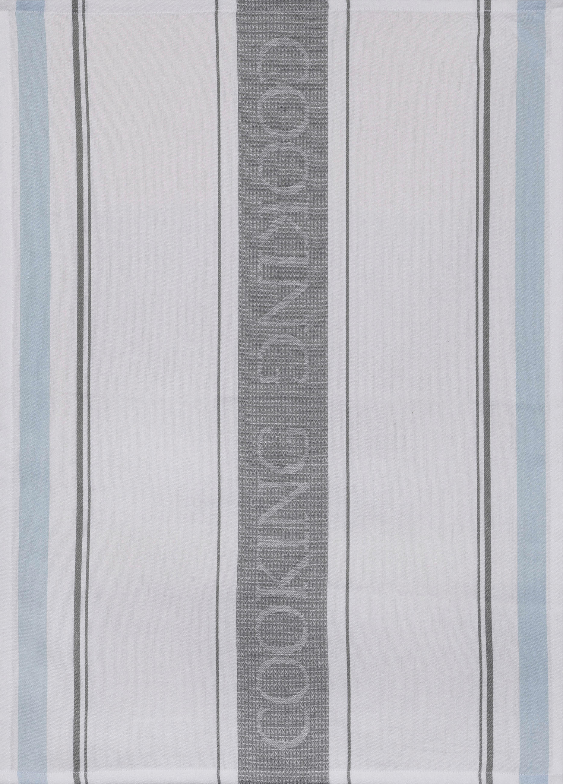 GESCHIRRTUCH-SET Weiß, Hellgrau, Hellblau  - Hellgrau/Weiß, Basics, Textil (50/0,5/70cm)