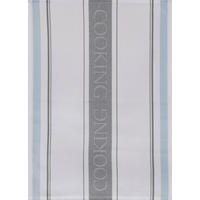 GESCHIRRTUCH-SET Weiß, Hellgrau, Hellblau  - Hellgrau/Weiß, Basics, Textil (50/0,5/70cm)