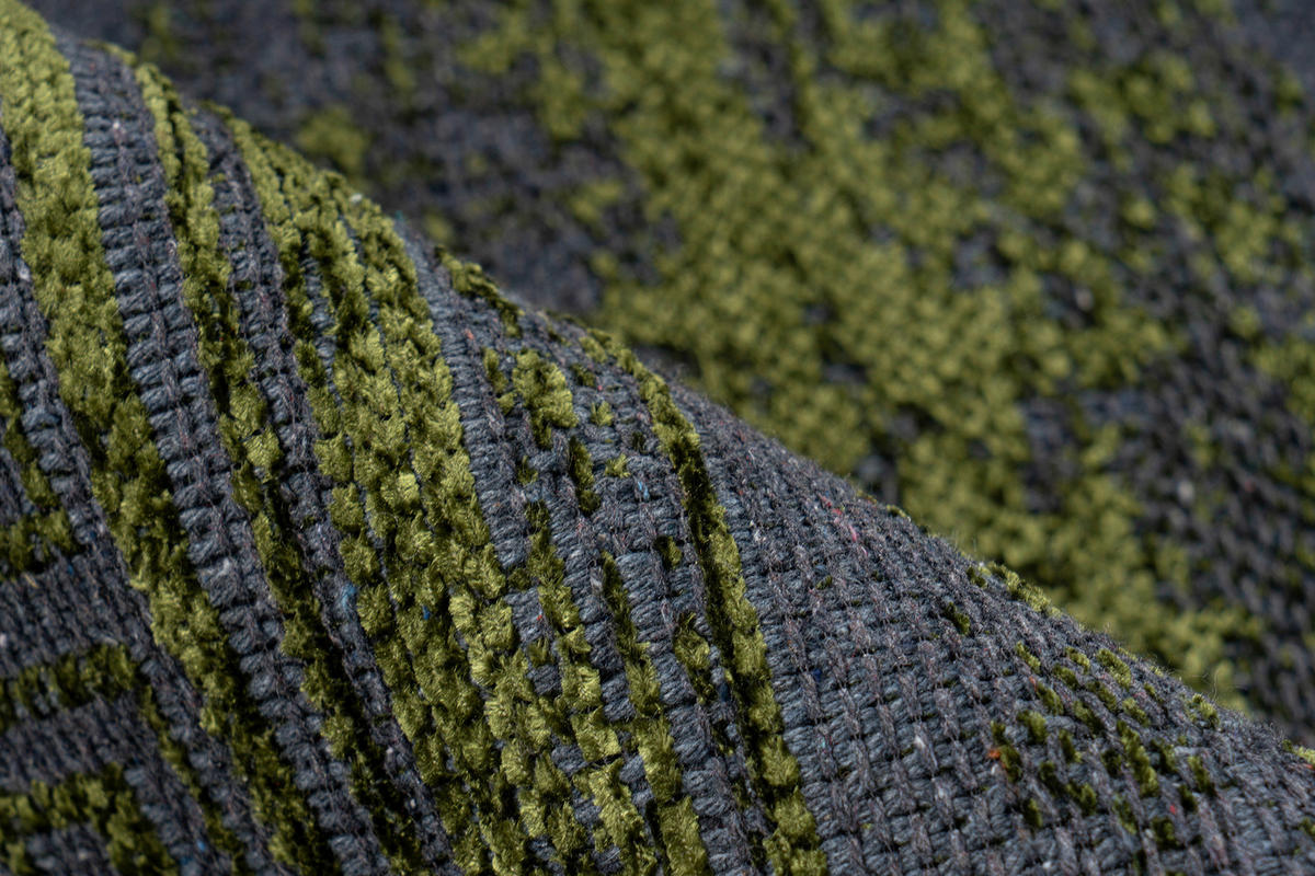 TEPIH NISKOG TKANJA 120/170 cm   zelena  Kalea  - zelena, Basics, tekstil (120/170cm) - Kayoom