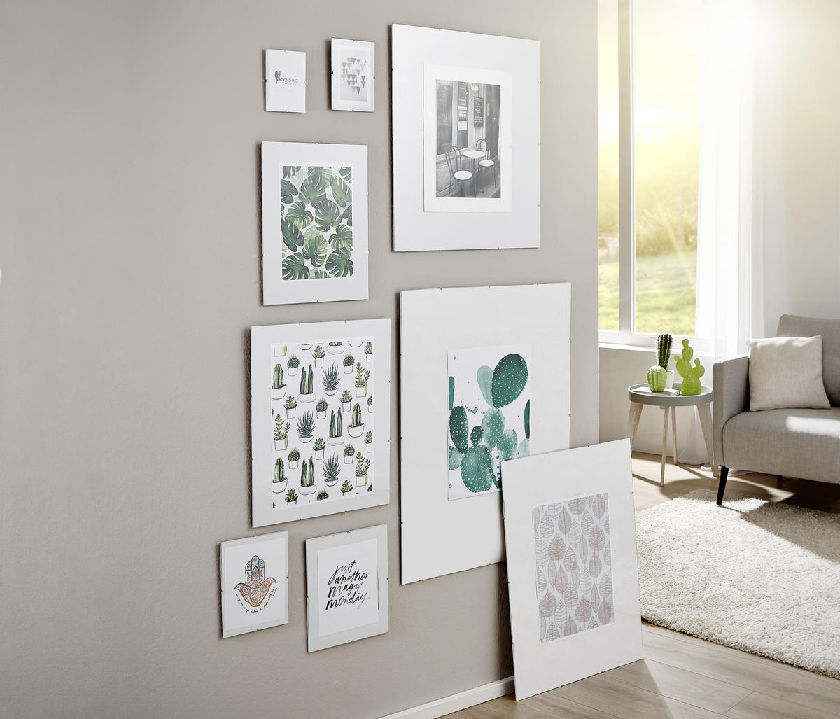 CLIPRAHMEN in Klar  - Klar, Basics, Glas (50/70cm) - Boxxx