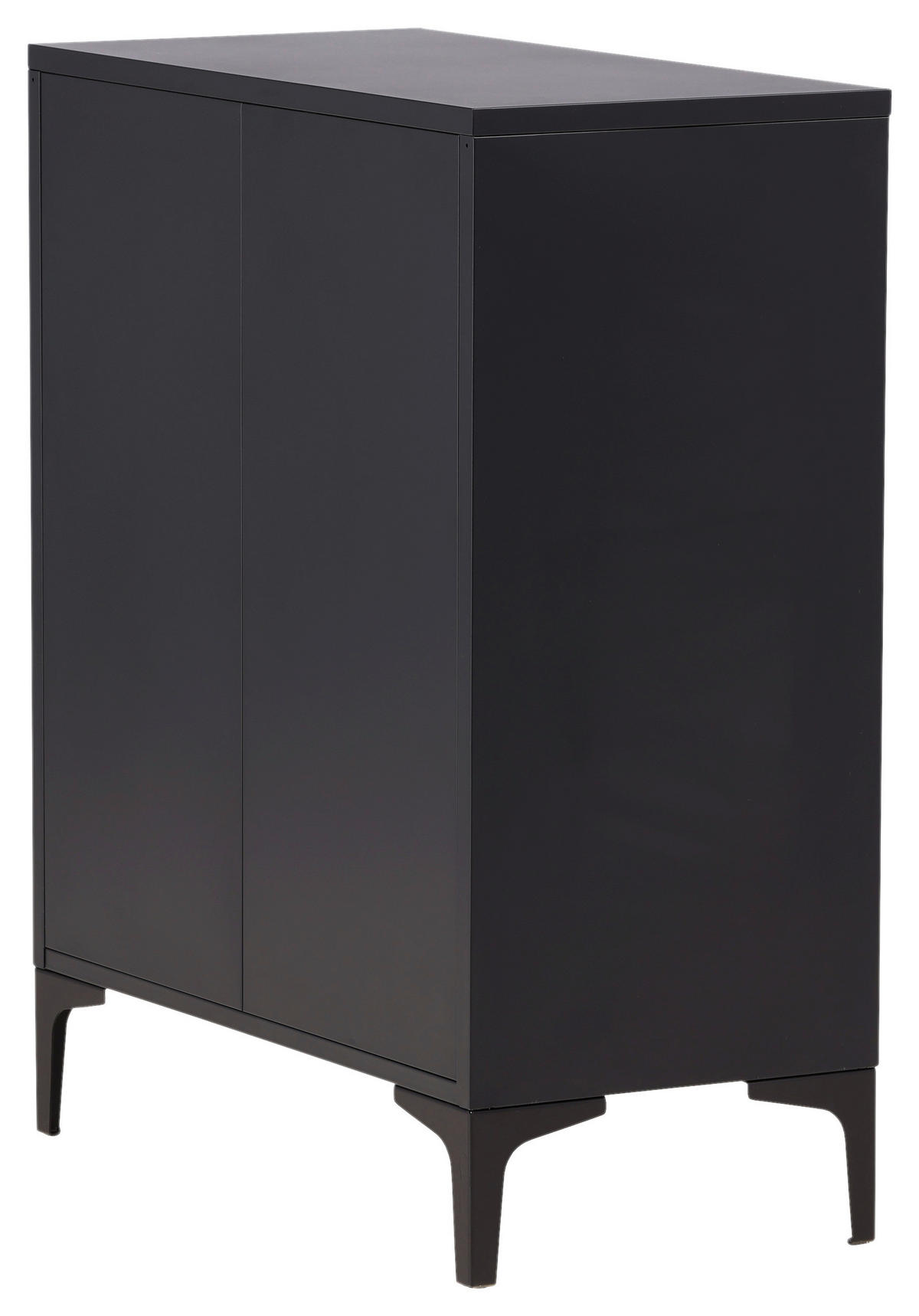 LOWBOARD  in 78/98/40 cm  - Schwarz, Design, Metall (78/98/40cm) - Livetastic