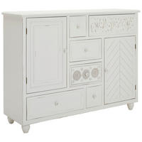 SIDEBOARD  123/95/39,5 cm 6 Schublade(n)  - Weiss, Romantik / Landhaus, Holz/Holzwerkstoff (123/95/39,5cm) - Landscape
