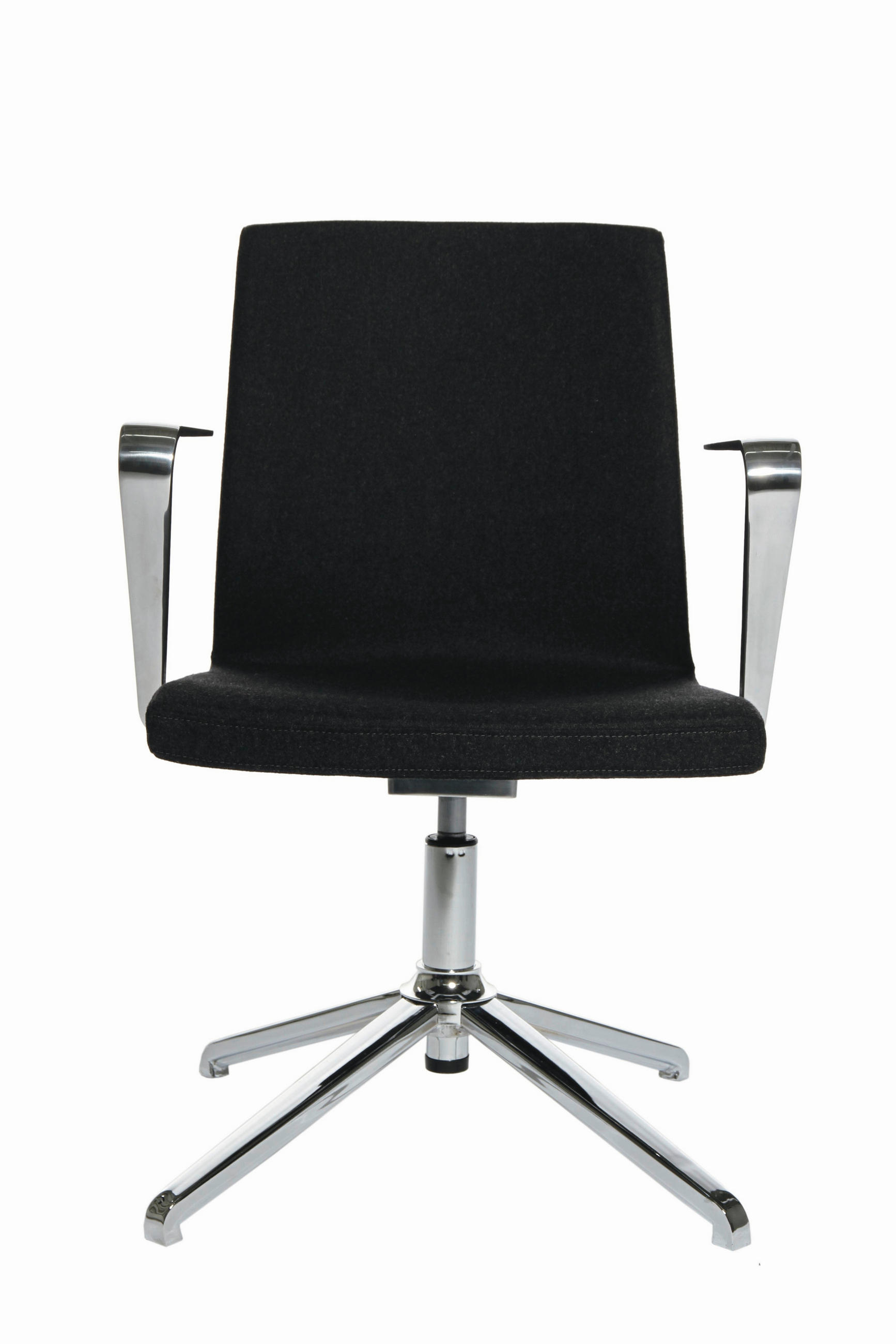 ARMLEHNSTUHL     - Schwarz, Design, Metall (51/86-95/46cm) - Topstar