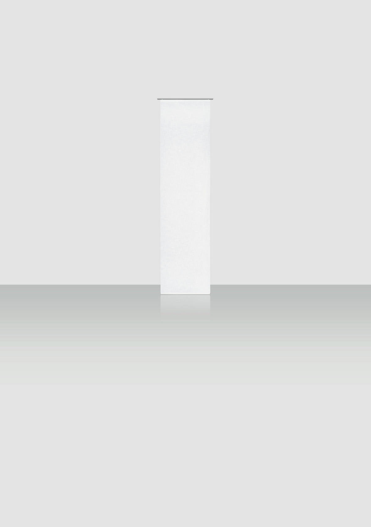 PANELNA ZAVESA    60/260 cm  - bela, Design, tekstil (60/260cm) - Novel