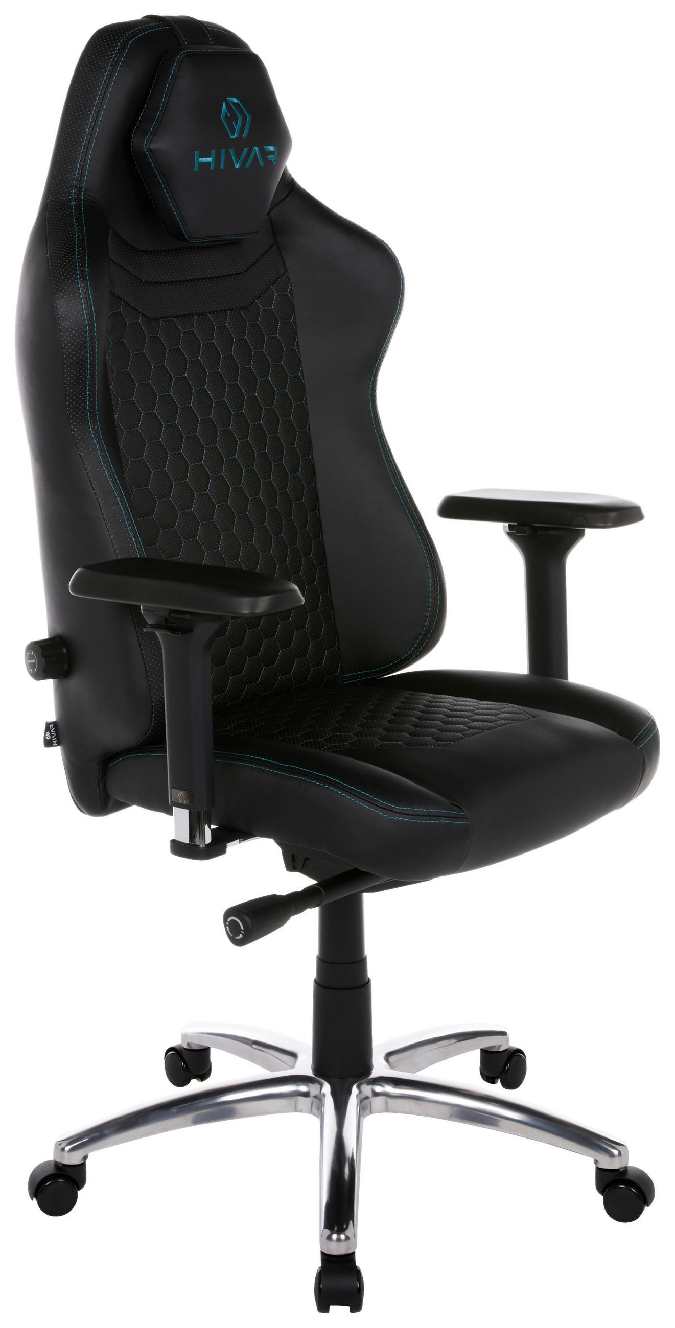 ORBICAL Onyx Silver Schwarz, Silberfarben, Türkis Metall, Textil   - Türkis/Silberfarben, LIFESTYLE, Textil/Metall (79/142/77cm) - HIVAR