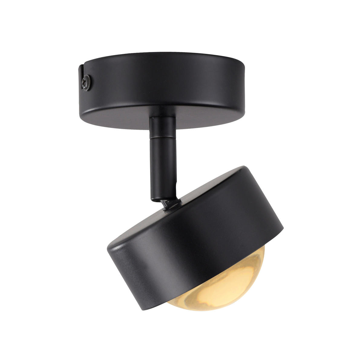 LED-DECKENLEUCHTE 10,5/8/12,5 cm   - Schwarz, Design, Kunststoff/Metall (10,5/8/12,5cm) - Schöner Wohnen