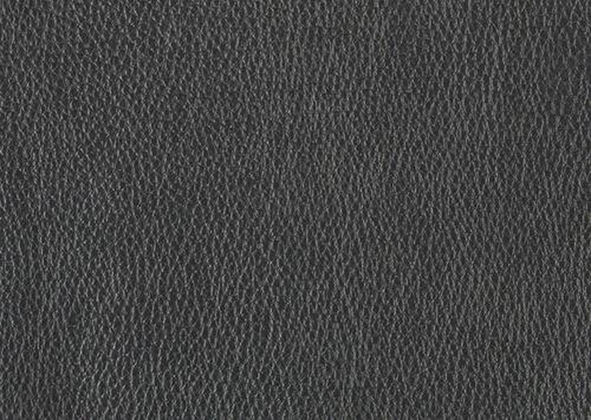 2-SITZER-SOFA  in Echtleder Schwarz   - Schwarz, Design, Leder/Metall (180/82/92cm) - Johann Jakob