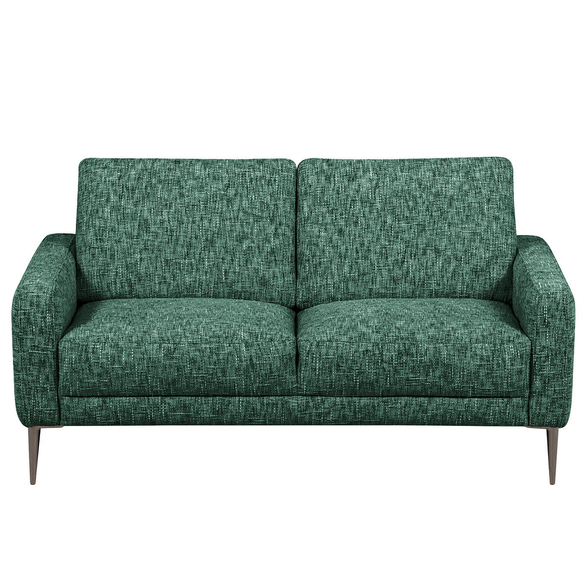2-SITZER-SOFA Webstoff Blau, Gelb, Rot, Weiss  - Blau/Weiss, Design, Textil/Metall (157/85/92cm) - Livetastic