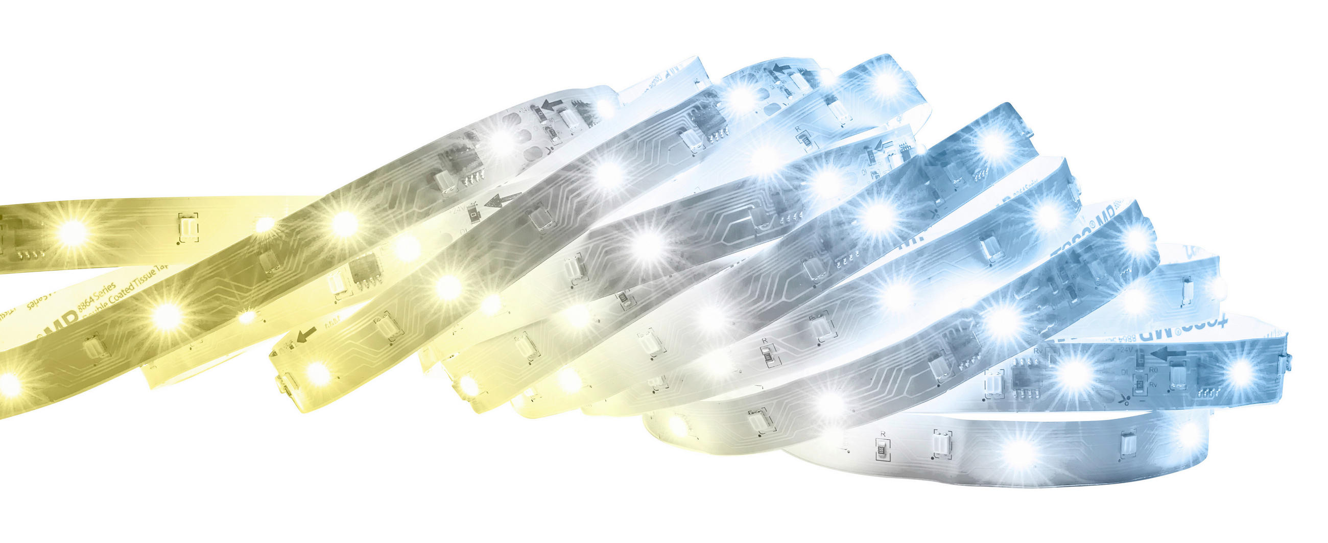 LED-STRIP 500 cm  - Weiß, Basics, Kunststoff (500cm)