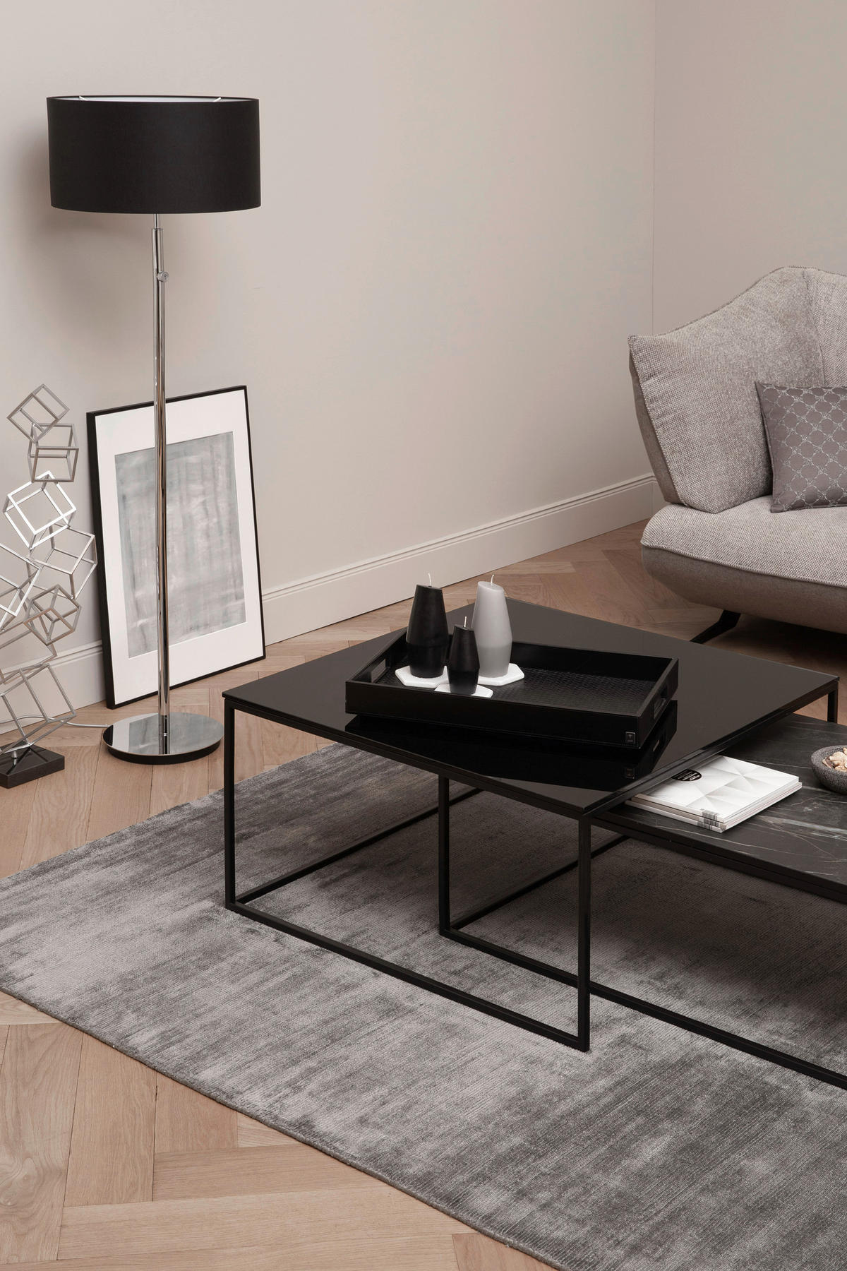 WEBTEPPICH 200/300 cm Soft  - Anthrazit, Design, Textil (200/300cm) - Joop!