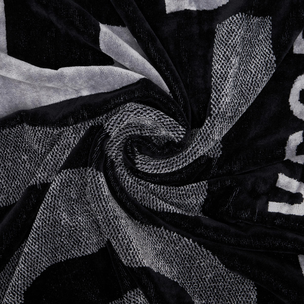 PLÁŽOVÁ OSUŠKA, 95/180 cm, čierna - čierna, Basics, textil (95/180cm) - Diesel