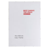 CLIPRAHMEN Klar  - Klar, Basics, Glas (100/70/1cm) - Boxxx