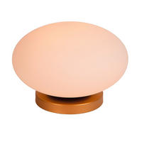 TISCHLEUCHTE 30/20 cm   - Goldfarben, KONVENTIONELL, Glas/Metall (30/20cm)