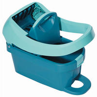 VEDRO S NÁŠĽAPNÝM ŽMÝKANÍM - tyrkysová, Basics, plast (39/29/51cm) - Leifheit