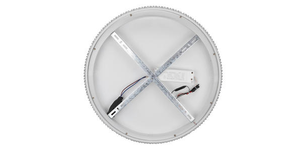 LED-DECKENLEUCHTE 50/5 cm   - Weiß, Trend, Metall (50/5cm) - Novel