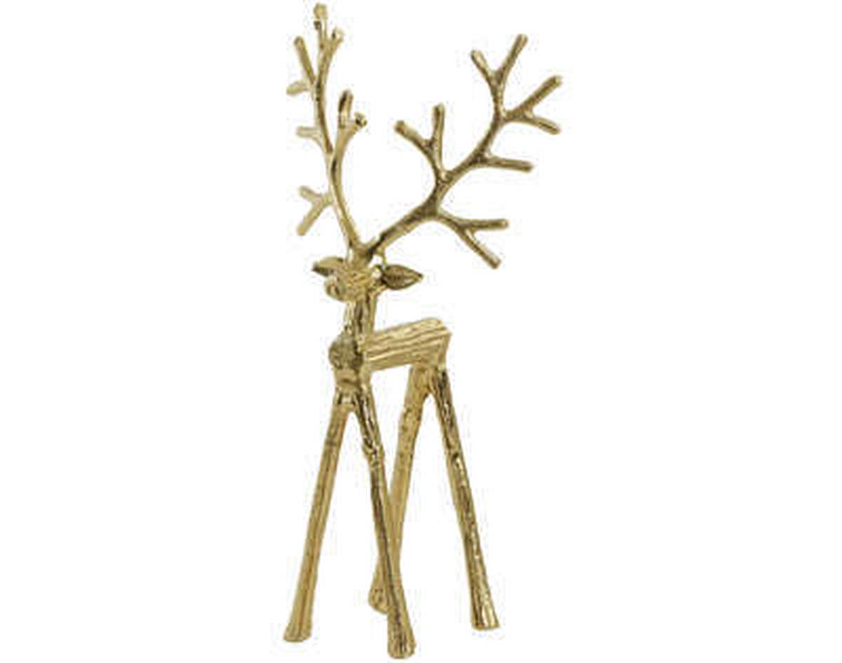 SKULPTUR - Goldfarben, Basics, Metall (16/10/32cm) - X-Mas