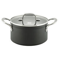 KOCHTOPF Silver Cast 2,8 L  - Transparent/Schwarz, Basics, Glas/Metall (20cm) - ELO