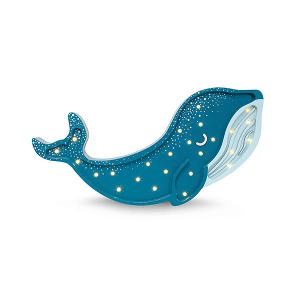 XXXLutz Kinderwandleuchte Animals Blau 5.5x15.5x40 cm