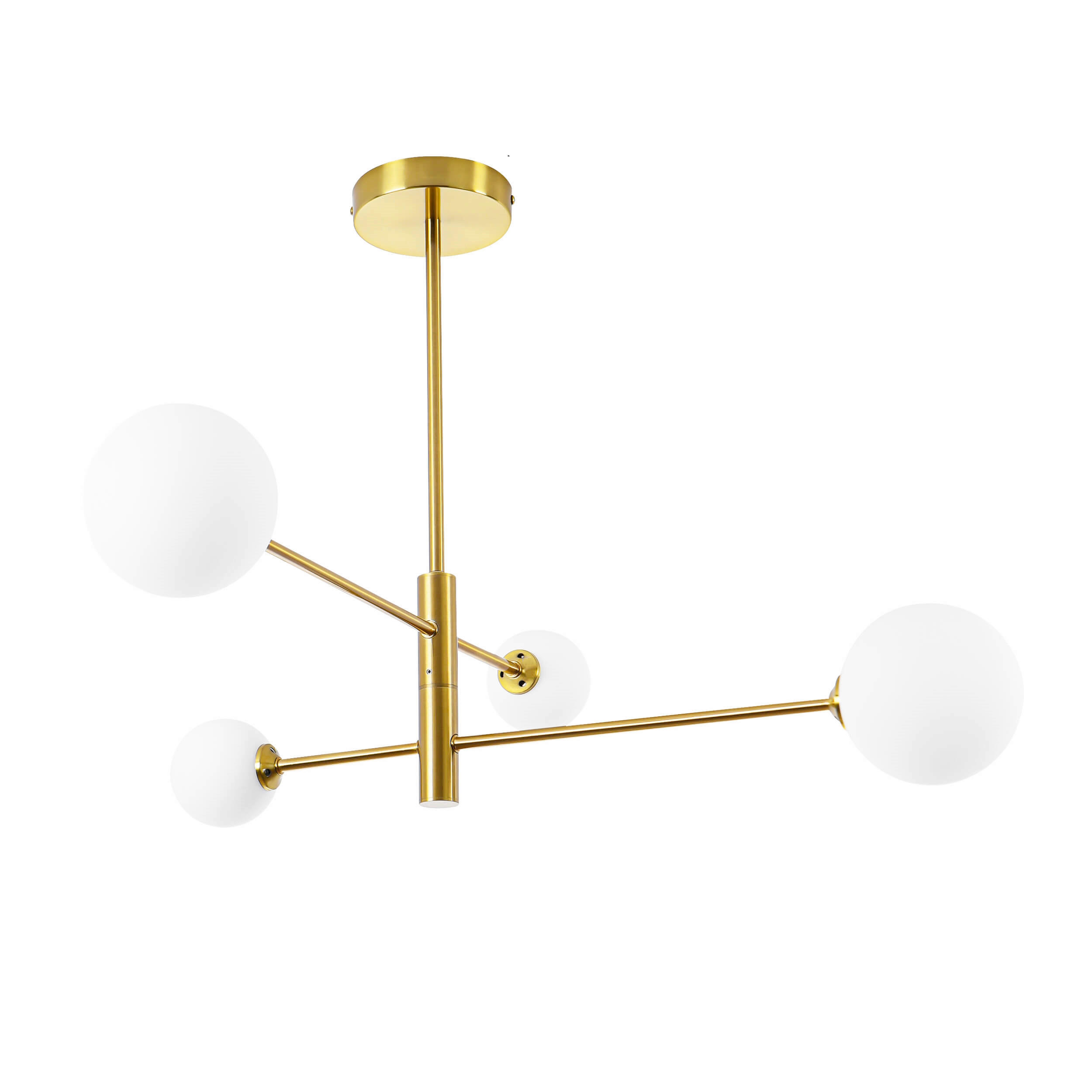HÄNGELEUCHTE 87/49,5 cm  - Goldfarben, Design, Metall (87/49,5cm)