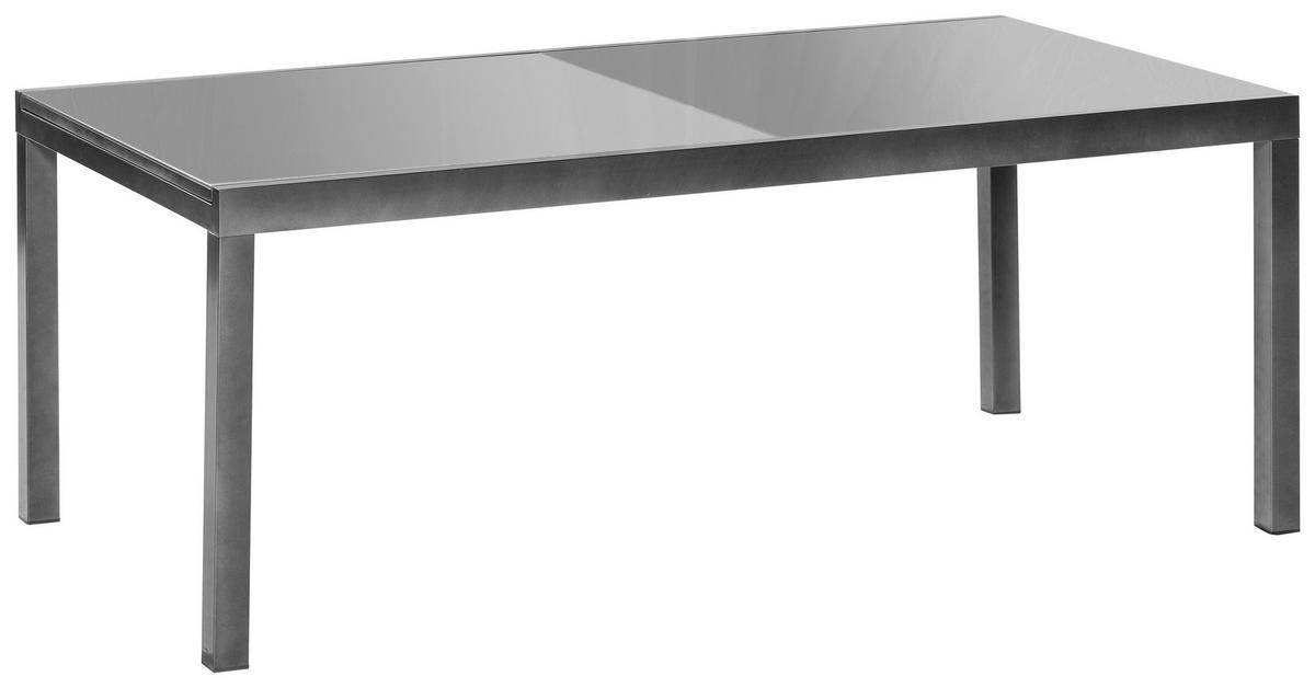 GARTENSET Aluminium  - Graphitfarben/Braun, MODERN, Textil/Metall - Gardenson