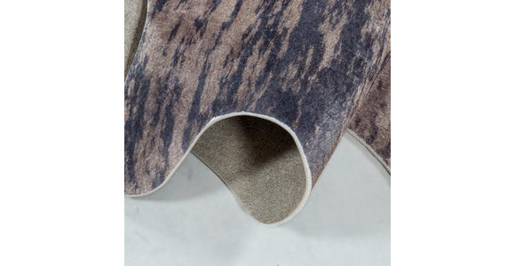 FELLTEPPICH 100/135 cm Etosha  - Braun/Weiß, Design, Leder/Textil (100/135cm) - Novel