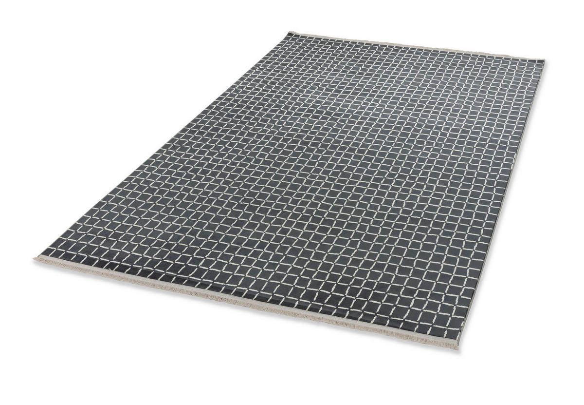 WEBTEPPICH 133/190 cm Magic Anthrazit rechteckig  - Anthrazit, Basics, Textil (133/190cm) - Schöner Wohnen